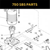 Запасные части для приводов распашных ворот FAAC 750 SBS (2020)
