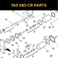 Запасные части для приводов распашных ворот FAAC 760 SBS CR RESTYLING (2020)
