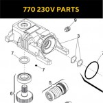 Запасные части для приводов распашных ворот FAAC 770 230V (2020)