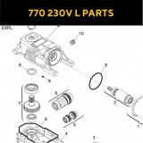 Запасные части для приводов распашных ворот FAAC 770 230V L (2020)