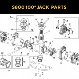Запасные части для приводов распашных ворот FAAC S800 100° JACK (2020)