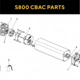 Запасные части для приводов распашных ворот FAAC S800 CBAC (2020)