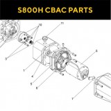 Запасные части для приводов распашных ворот FAAC S800H CBAC (2020)