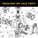 Запасные части для приводов распашных ворот FAAC S800H ENC 180° JACK (2020)