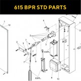 Запасные части для автоматических шлагбаумов FAAC 615 BPR STD (2020)