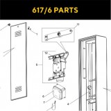 Запасные части для автоматических шлагбаумов FAAC 617/6 (2020)