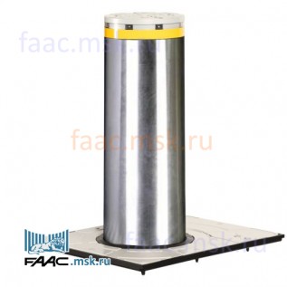 Выдвижной противотаранный барьер FAAC J200 SA 600 мм, пневматический, нержавеющая сталь