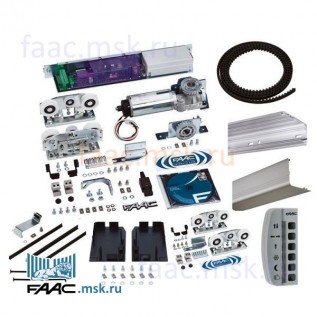 Комплект привода FAAC A1400 2 SHORT для раздвижных дверей с двумя створками шириной до 1,05 м, весом до 120 кг каждая