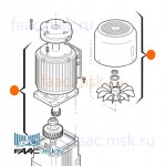 Двигатель в сборе для привода FAAC 884 серии