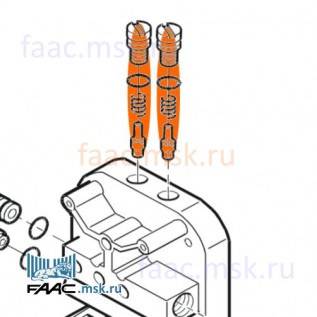 Клапан BY-Pass бронзовый колпачек для приводов FAAC 402, 560 серий и шлагбаума 615, 620, 640 серии
