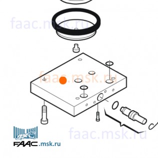 Фланец разблокировки для приводов FAAC 560 серии