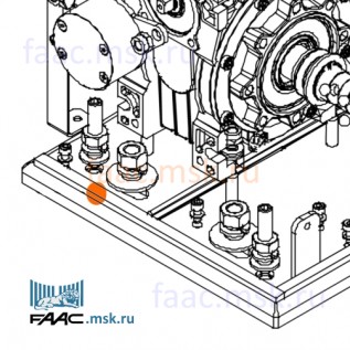 Защитная прокладка 1016-75 корпуса для приводов FAAC C850