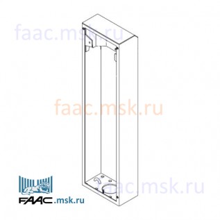 Корпус для шлагбаумов FAAC серии 615 BPR RAL9006 серый