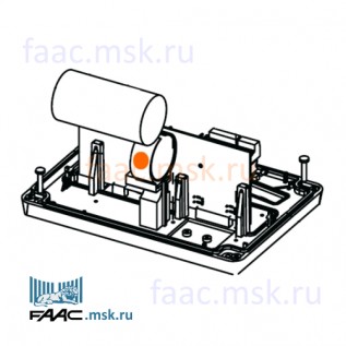 Крепление пускового конденсатора для приводов откатных ворот FAAC 746 ER, 844 ER