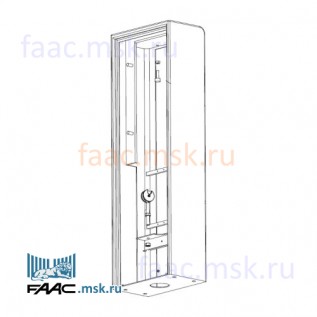 Корпус для шлагбаумов FAAC серии 617/4 RAL9006 серый