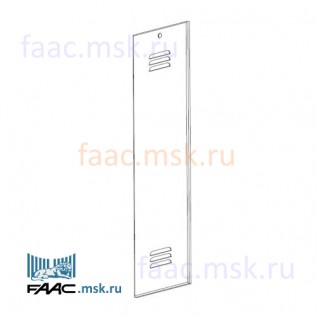 Дверца корпуса для шлагбаумов FAAC серии 617/4 RAL9006 серая