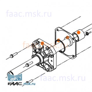 Передний фланец для приводов FAAC S450 H