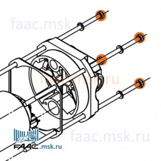 Шпилька соединительная для приводов FAAC S450 H