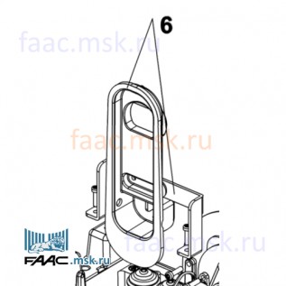 Крепление разблокировки для приводов откатных ворот FAAC 720 и 721 серии