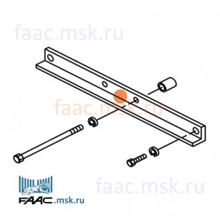 Нижняя угловая пластина крепления для шлагбаумов FAAC серии 620 SR