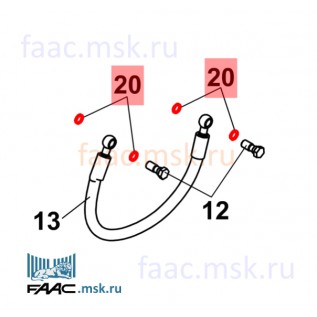 Уплотнительное кольцо (BONDED SEAL 1/8 GAS CENT. 89096 DICKTOMA)