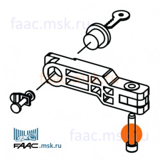 Болт крепления рычага разблокировки для приводов откатных ворот FAAC 746, 844 серий