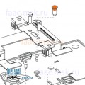 Штифт разблокировки для приводов FAAC D064, 600, 700, 1000