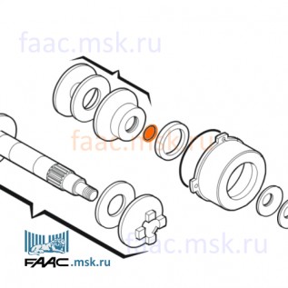 Прокладка 29.82X2.62 (3118) для привода FAAC 884 MC 3PH