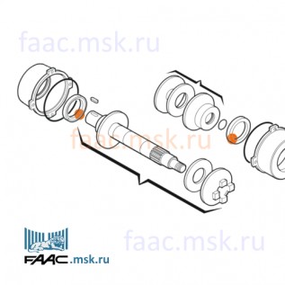 Уплотнительное кольцо вала для привода FAAC 884 MC 3PH