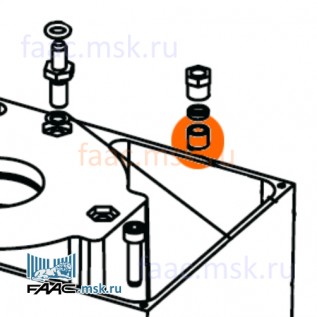 Прокладка набивная для приводов откатных ворот FAAC 746, 844, 560 серий и шлагбаумов 615, 620, 640