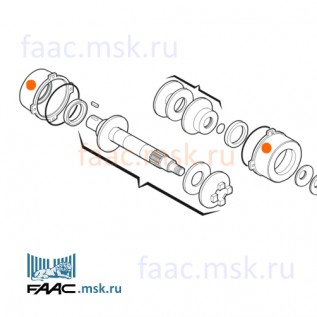 Фланец для привода FAAC 884 серии