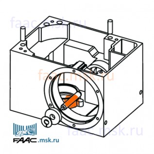 Вал разблокиратора для приводов откатных ворот FAAC 746, 844 серий