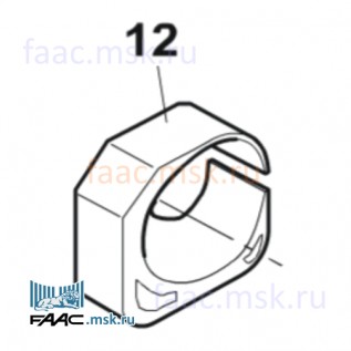 Крепление кожуха привода FAAC серии 412