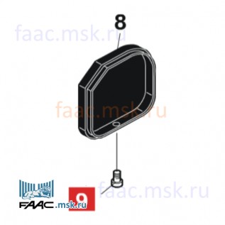 Защитная крышка для привода FAAC 412 DX