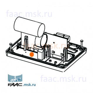Основание декоративного кожуха для приводов откатных ворот FAAC 746, 844 серии