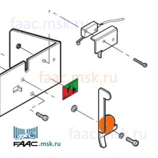 Рычаг разблокировки для привода FAAC 884 серии