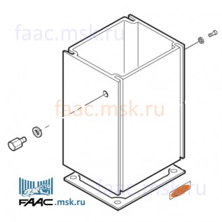 Наклейка защиты настройки By-pass для приводов FAAC 560 серии