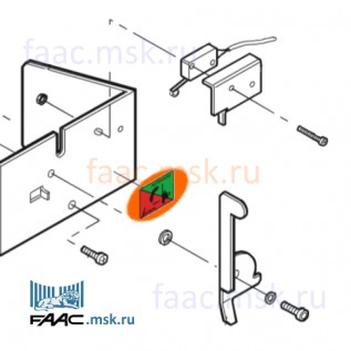 Стикер разблокировки для привода FAAC 884 серии