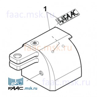 Крышка двигателя верхняя для привода FAAC 412 SX